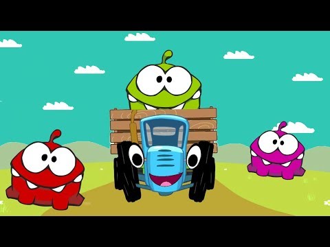 Видео: Едет трактор по полям - Ам Ням - Семья пальчиков - Песенки для детей - Мультики для малышей