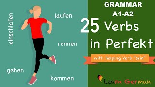 Learn German | German for daily use | 25 Verbs and their Perfect | A1 | A2