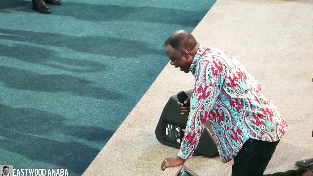 Rev Eastwood Anaba Falling And Ministering in the Glory