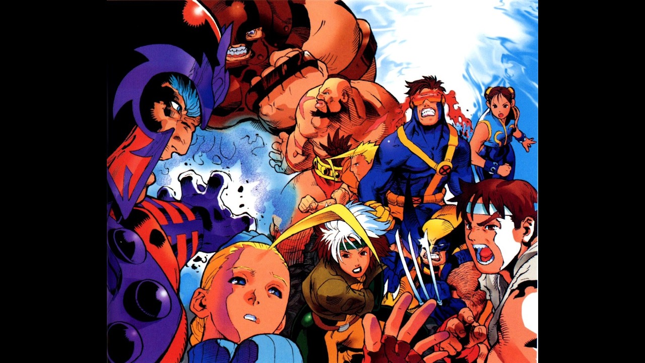 X-Men vs Street Fighter Rogue Sabertooth