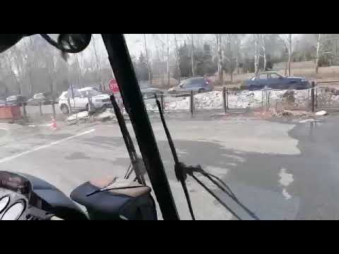 Обучение на категорию "D" из кабины на нашей площадке