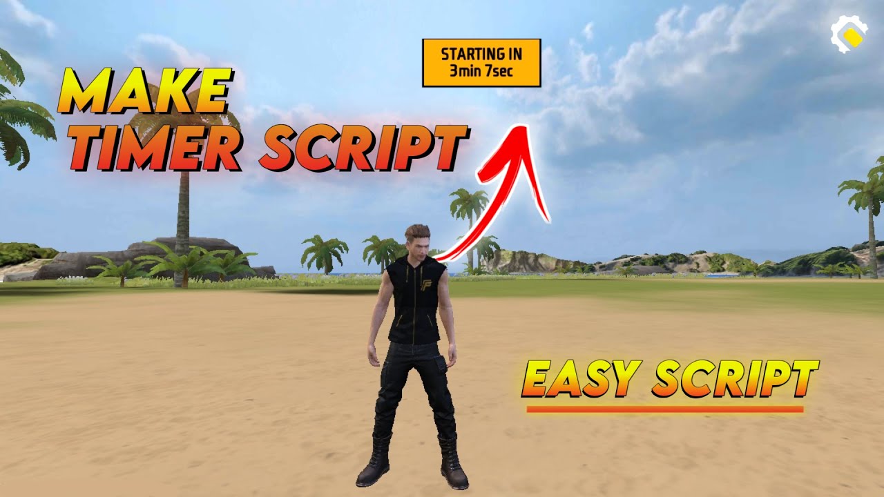 Script Timer Free Make Timer Script In Craftland | Easy Script | Free Fire - YouTube