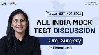 Oral Surgery || All India Mock Test Discussion screenshot 5