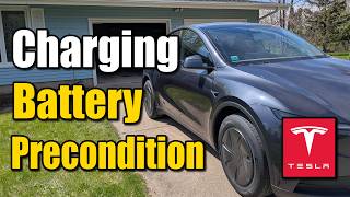 How to precondition battery Before charging on Tesla Navigation - Easy Tutorial