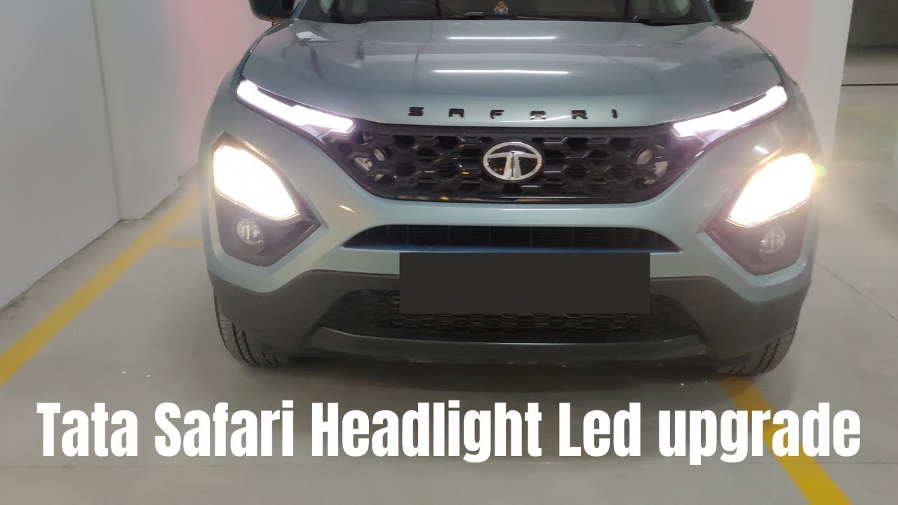 new tata safari headlight