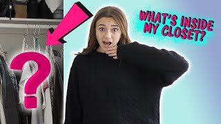 WHAT&#39;S INSIDE MY CLOSET? | Closet Clean Out! | Kayla Davis