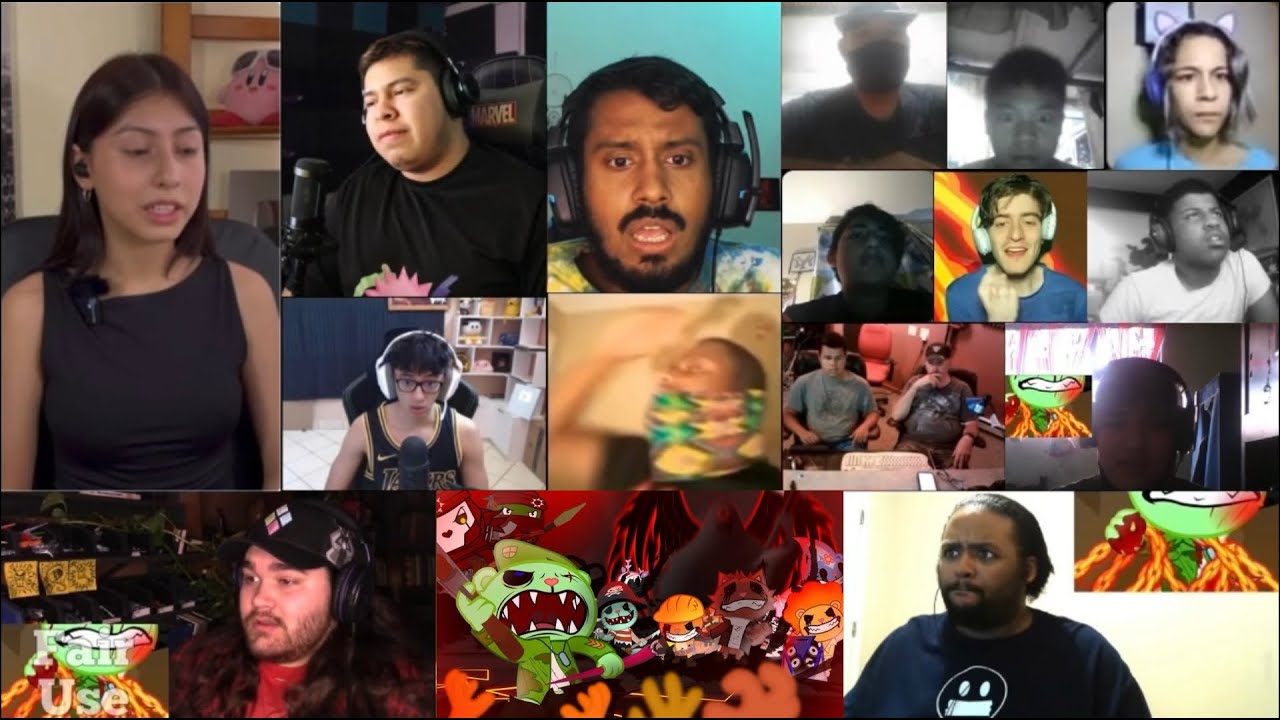 "Hail To The King" - HAPPY TREE FRIENDS (AMNESIA 6) ANIMATION [Reaction Mashup]