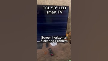 TCL led tv flickering problem #electronic #tv #help #tips