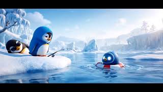 Penguin Catches Pokémon Card #pokeman #penguin #comedy #aiinfluencer #virtualinfluencer #ai
