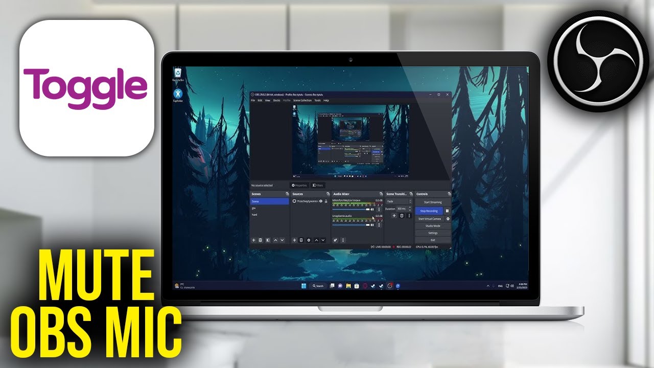 How To Toggle Mute your Microphone in OBS Studio - YouTube