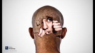 Hole head creative art Adobe Photoshop manipulation by Ju Joy Design Bangla screenshot 2