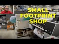 What equipment does the Walmart photo center use? Quick turn print shop in a small footprint