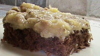 1950's German Sweet Chocolate Sheet Cake