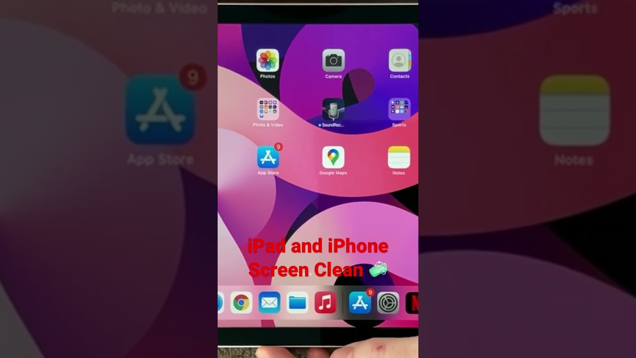 iPhone and iPad Screen Cleaning 🧼 Tip 