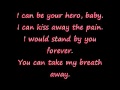 Hero Enrique Iglesias - Lyrics