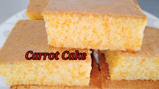 Carrot cake || simple recipe classic how to make