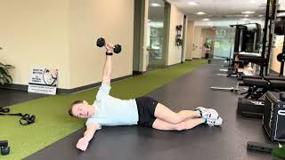 Sidelying shoulder horizontal abduction
