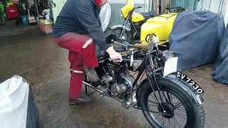 1925 Rudge Four 500cc at Andy Tiernans #08349RUW