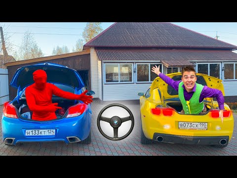 Red Man on Camaro TORE STEERING WHEEL off Sports Car VS Mr. Joe on Opel 13+