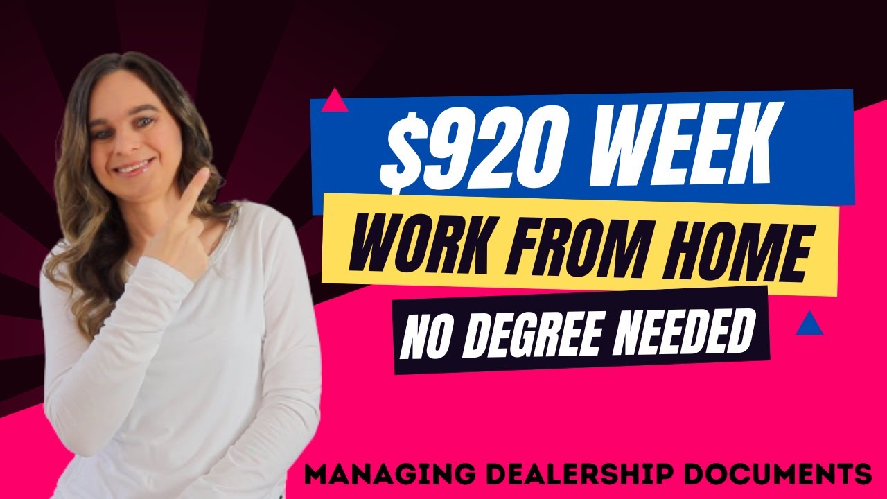 Up To 920 Week Incentive Pay Work From Home Job Managing Auto up-to-920-week-incentive-pay-work-from-home-job-managing-auto