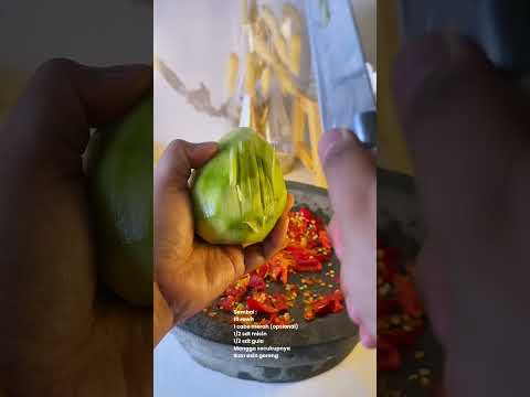 Racca mangga dan ikan asin