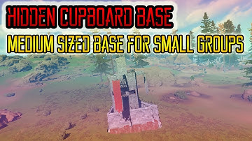Hidden Cupboard Base! Base design | Rust