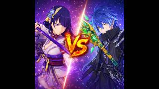Raiden vs Flins ⚡ #gaming (F2P) #genshinimpact #shorts #flins #raidenshogun