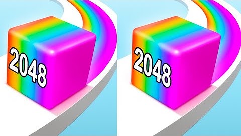 Jelly Run 2048 - Max levels ( NOOB VS PRO VS HACKER VS GOOD )