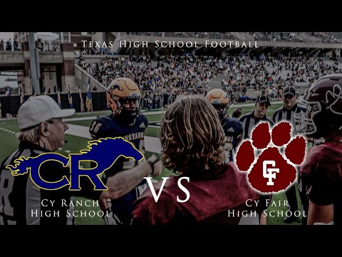 Texas High School Football | Cy Ranch vs Cy Fair 1st Half Recap - YouTube