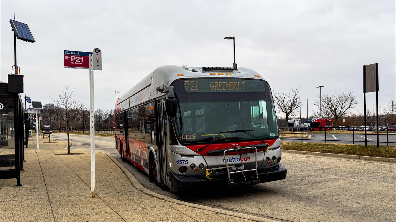 WMATA 2010 New Flyer DE40LFA 6575 on Route P21 Ride