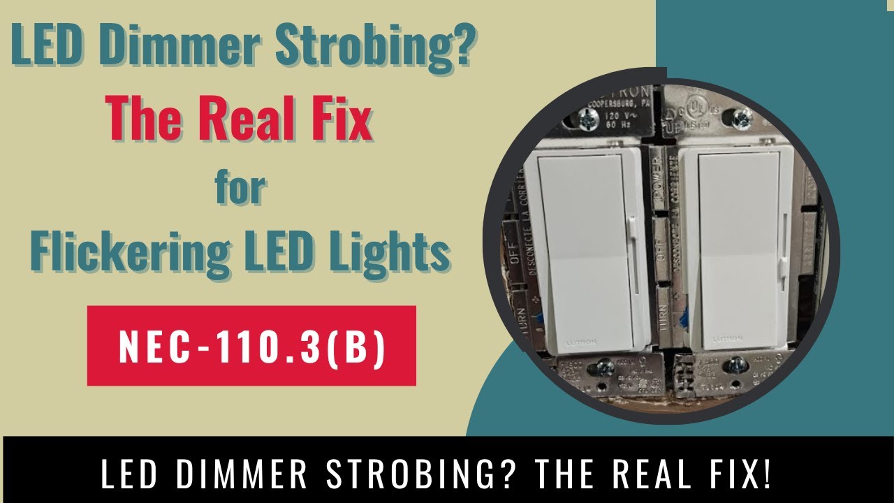 Flickering Led Lights With Dimmer