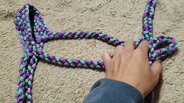 How to make a muletape halter (8 stand)