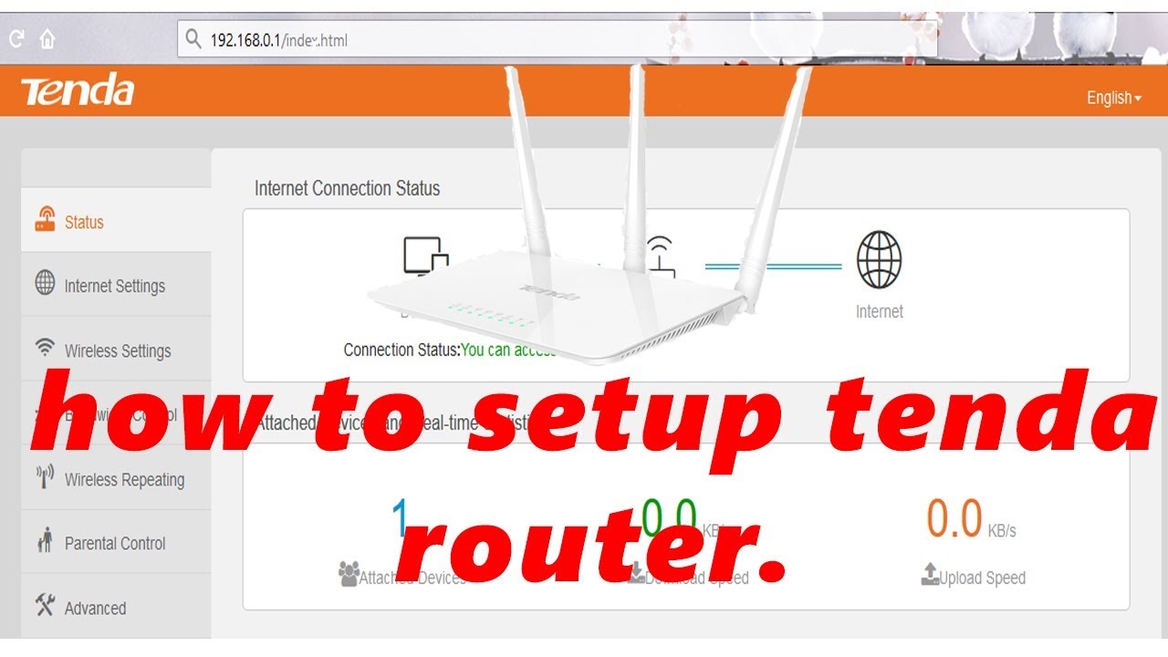 How to setup tenda router 2019. - YouTube