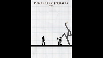 Please Help Him Propose To Her. Draw 2 Save. #viral