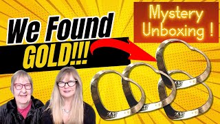 OMG! We Found REAL GOLD! MYSTERY Jewelry Unboxing + Sterling Silver HAUL!