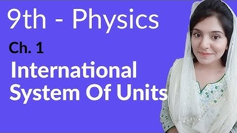 Matric part 1 Physics,Ch 1,International System of Units-Urdu Lecture