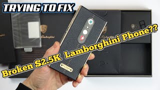 Trying to FIX a Broken $2.5K Lamborghini Luxury Phone