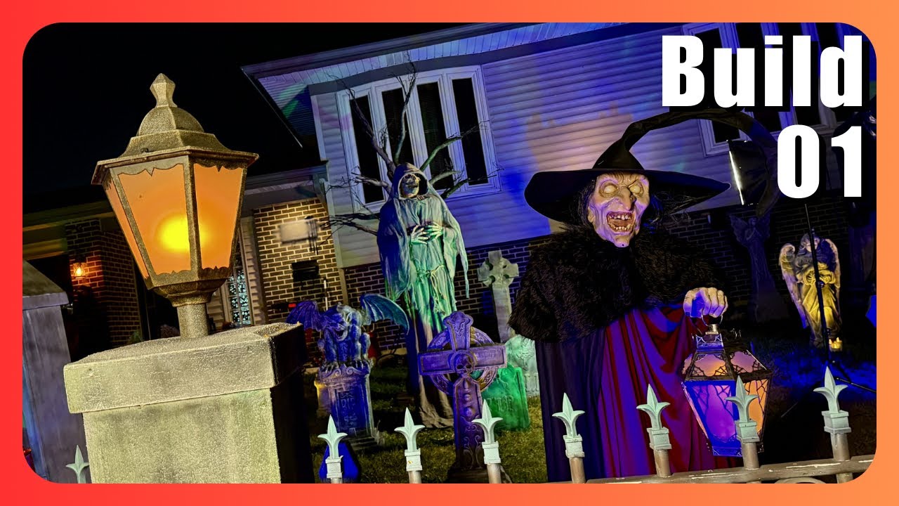 Haunt Build 01 | Подготовка кладбища на Хэллоуин