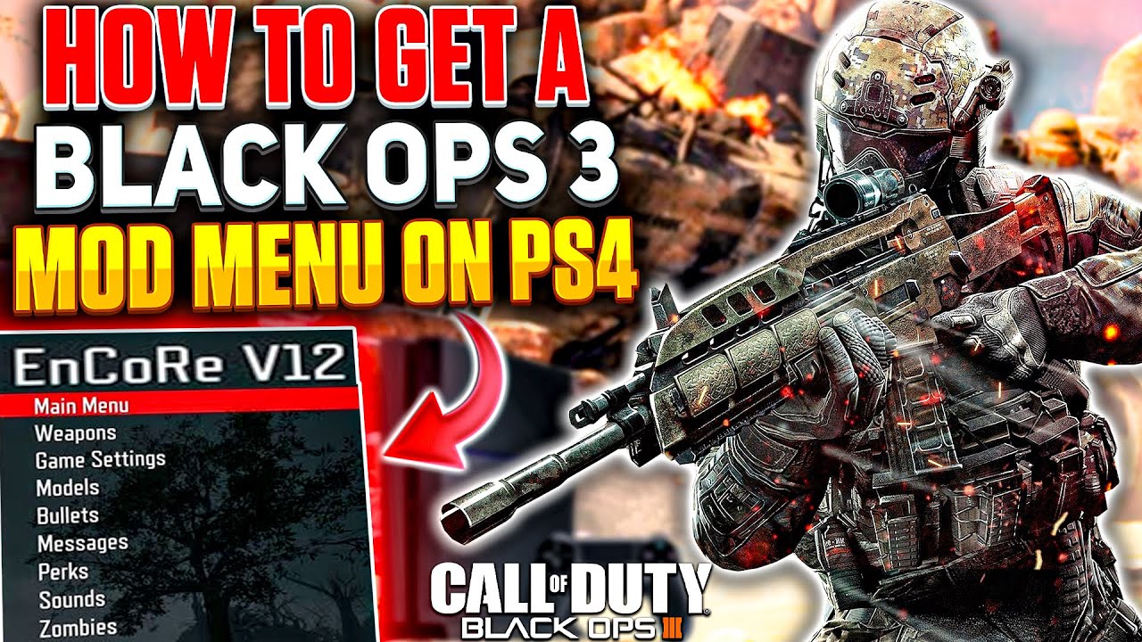 How To Get A Ops 3 MOD MENU On PS4 (2022) YouTube