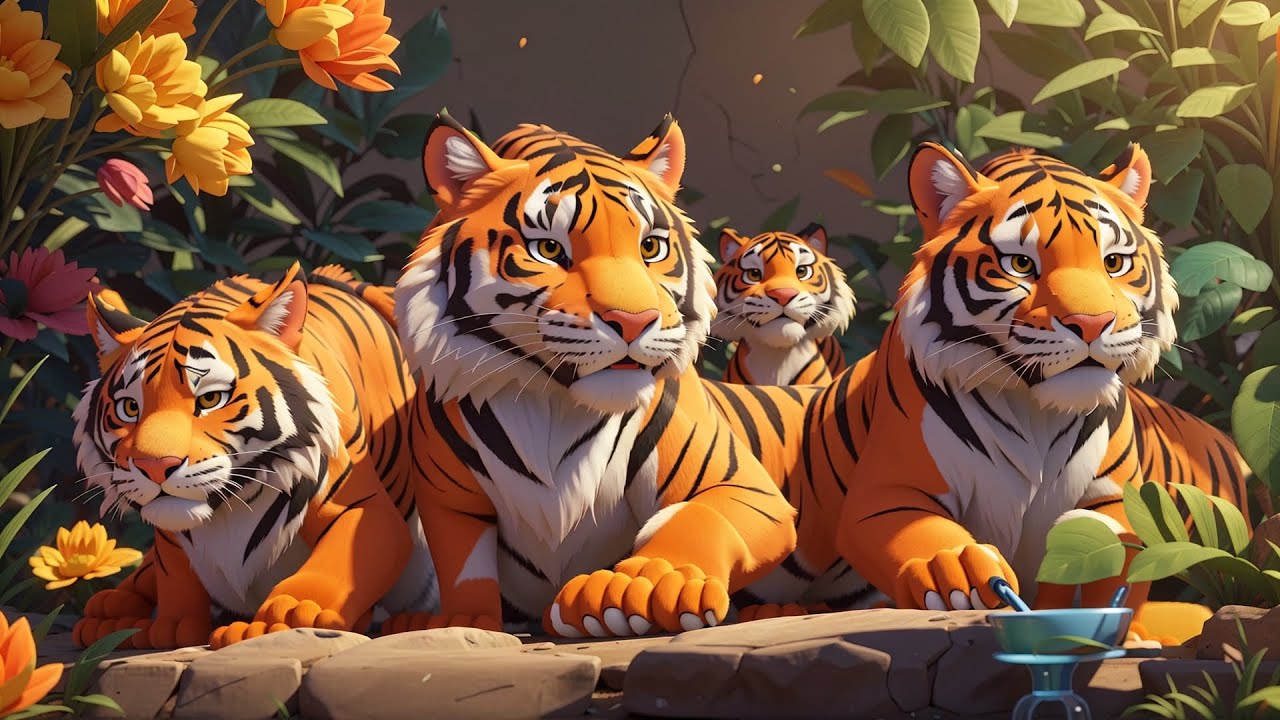 Roar of the Tiger: A Jungle Adventure Song | Zoo Animals | Kids Songs | Nursery rhymes | Animal