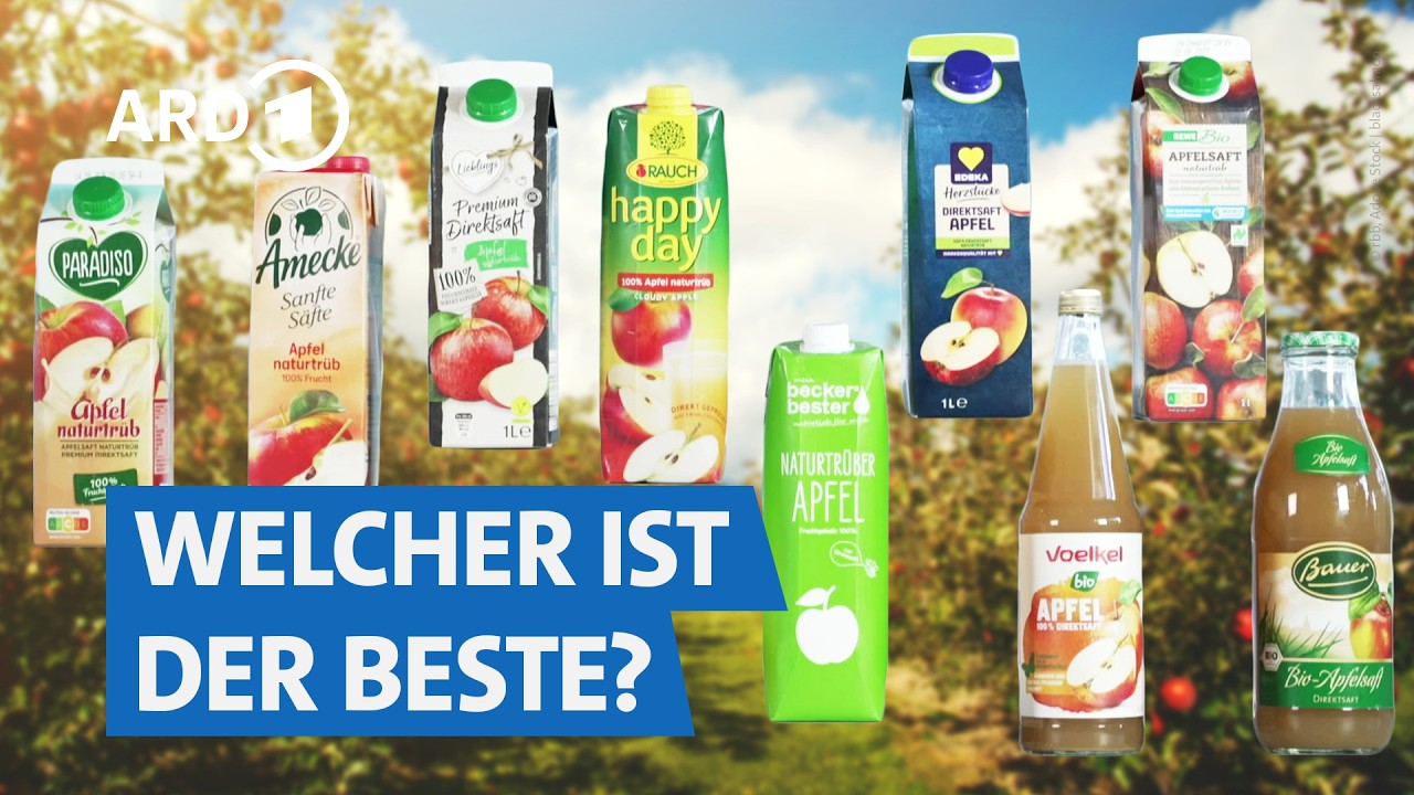 Apfelsaft im Test: Pestizide bei Amecke, Rauch, Edeka & Co.?  | SUPER.MARKT rbb