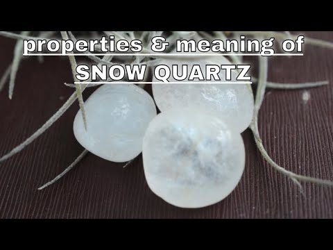 Video: Snow Or Sugar Quartz: Description, Medicinal And Magical Properties Of The Stone