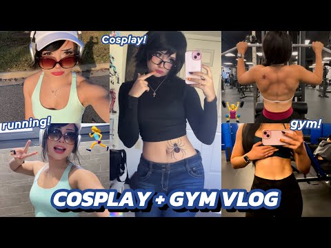 WEEKEND IN MY LIFE as a cosplayer, gym girly, runner, streamer, and content creator💗
