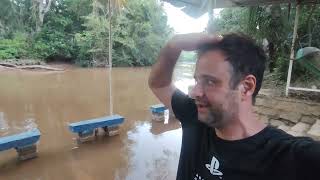 O rio Atibaia não abaixa mais? Quando vamos pescar?