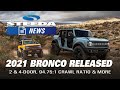 2021 Ford Bronco Overview | Goodbye Wrangler?