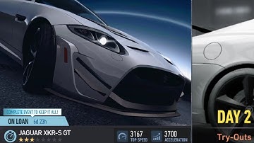 NFS No Limits - JAGUAR XKR-S GT / Day 2 Try-Outs / Proving Grounds Special event