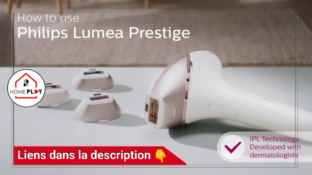 Philips Lumea Prestige Épilateur à Lumière Pulsée - YouTube