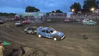 2020 Central City, NE Demolition Derby 90s&Newer Round 1