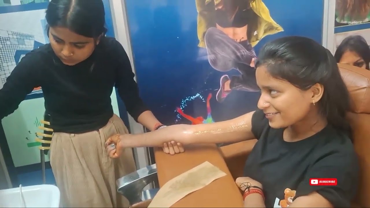 Gir How's to Remove Hair💅लड़की के हेयर सेशेविंग Unisex Salon💇‍♀️Beauty Parlour Viral Video Salon 