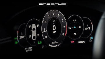 Adjusting the Instrument Cluster on a 2024 Panamera